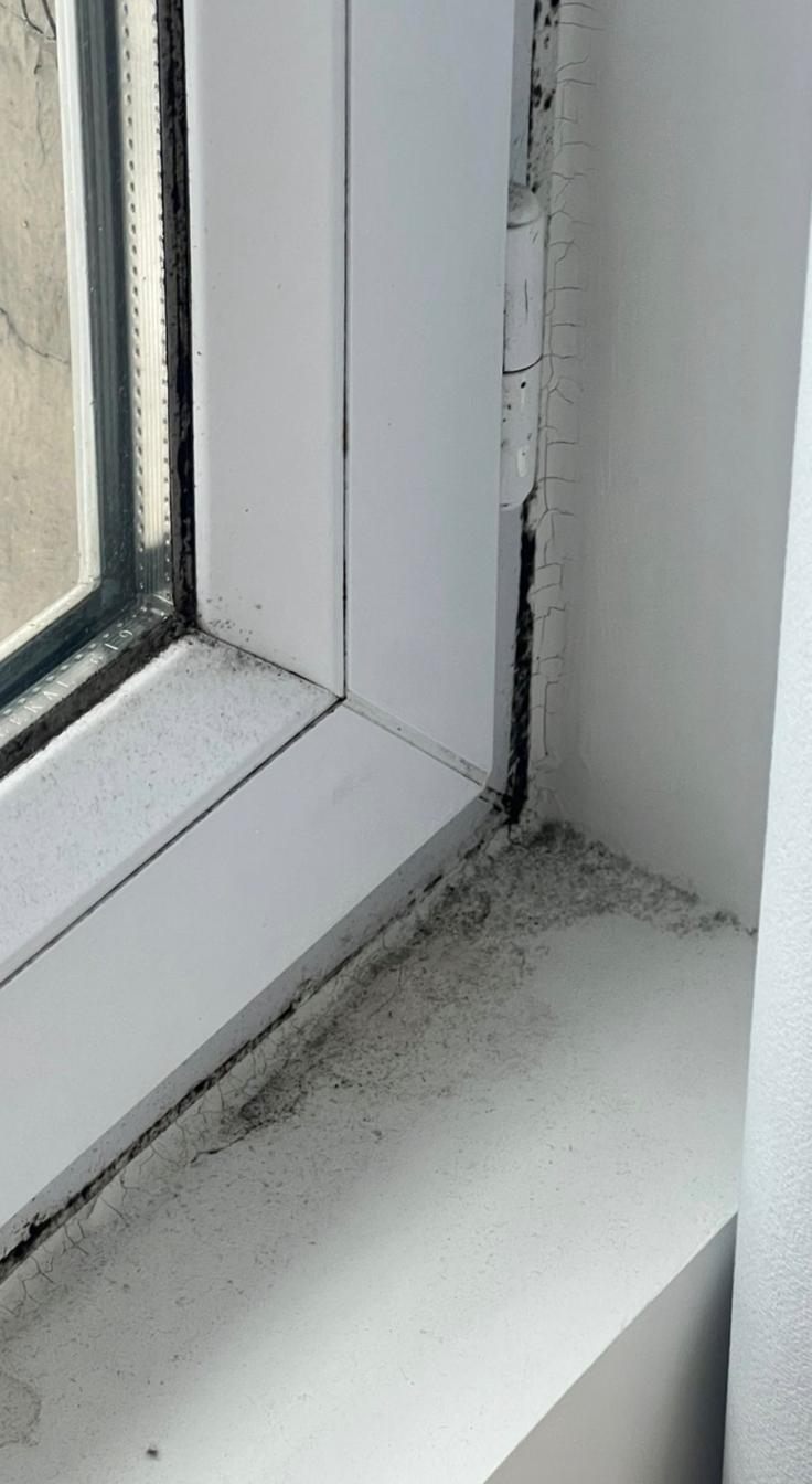 Condensation sur appui de fenêtre
